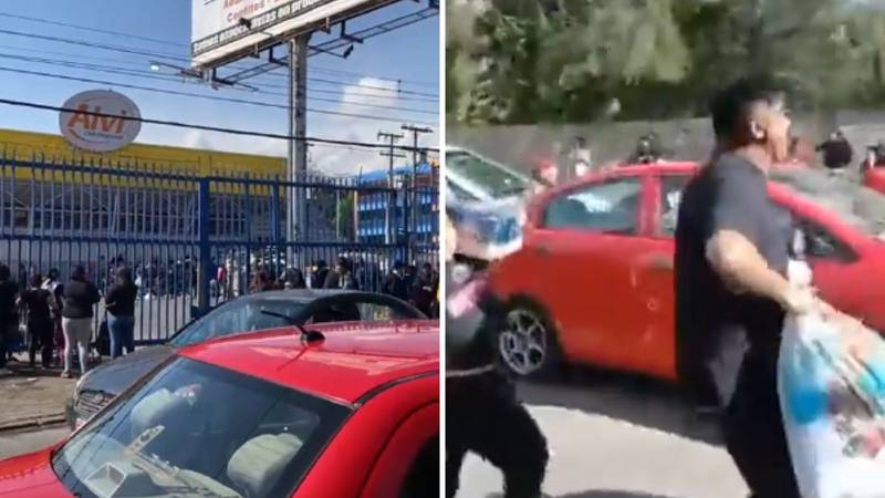 [VIDEO] Reportan saqueo a supermercado en Puente Alto: Habría dos detenidos