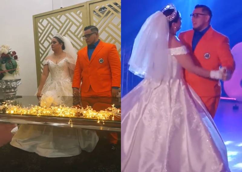 Dragon Ball: novio se hace viral al casarse con traje de goku