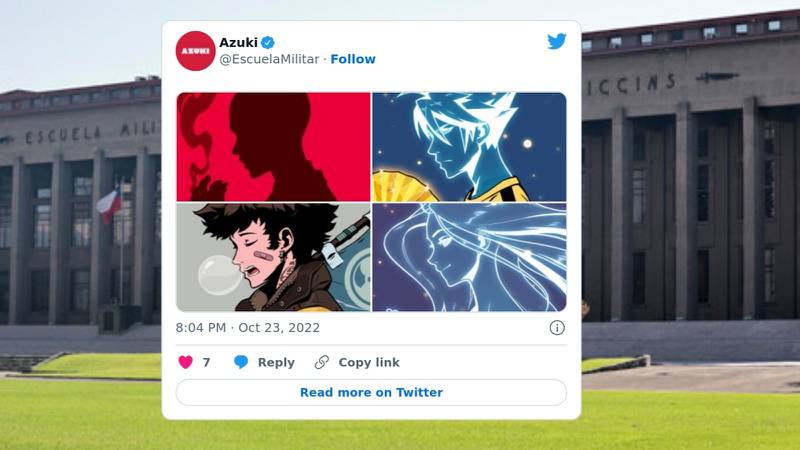 Hackean cuenta en Twitter de la Escuela Militar: Pasó a llamarse “Azuki” y publica animé
